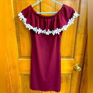 Burgundy Dress